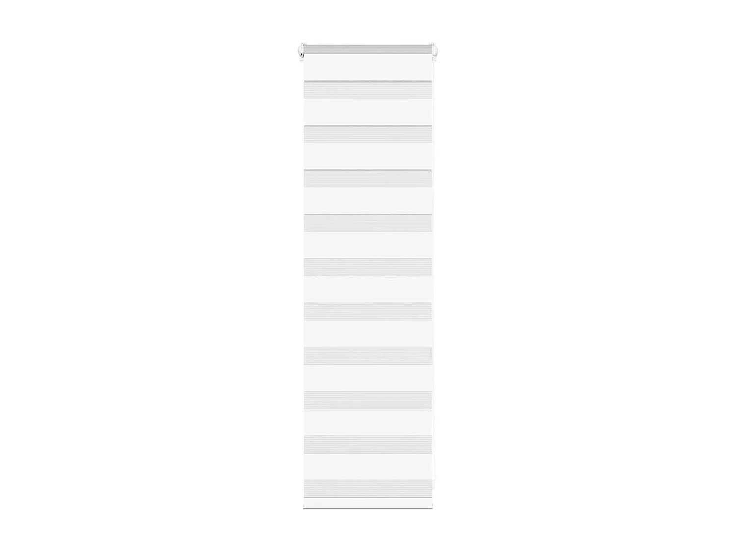 Store zèbre blanc 50x100 cm largeur du tissu 45,9 cm polyester