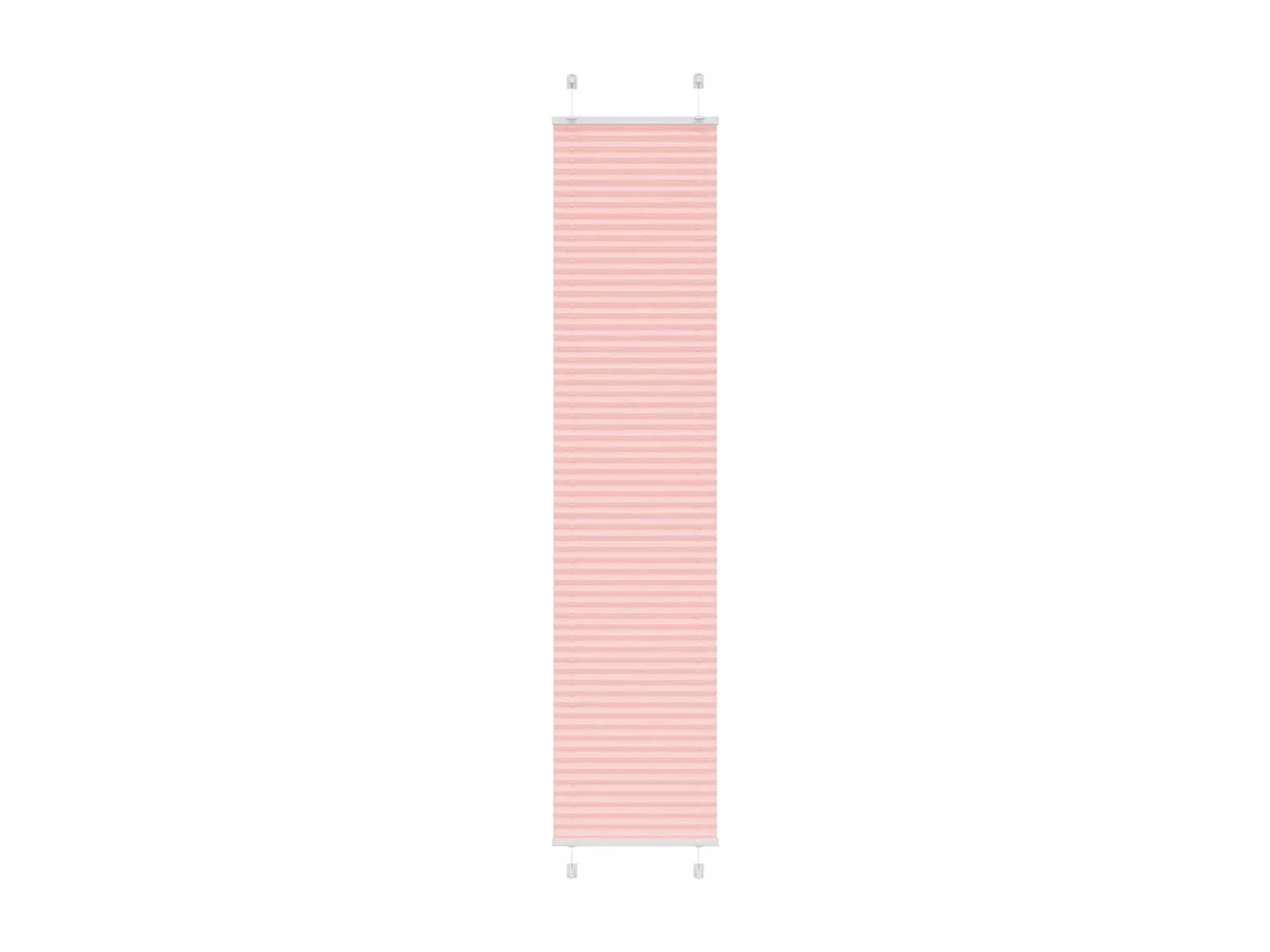 Store plissé rose 45x200 cm largeur du tissu 44,4 cm polyester