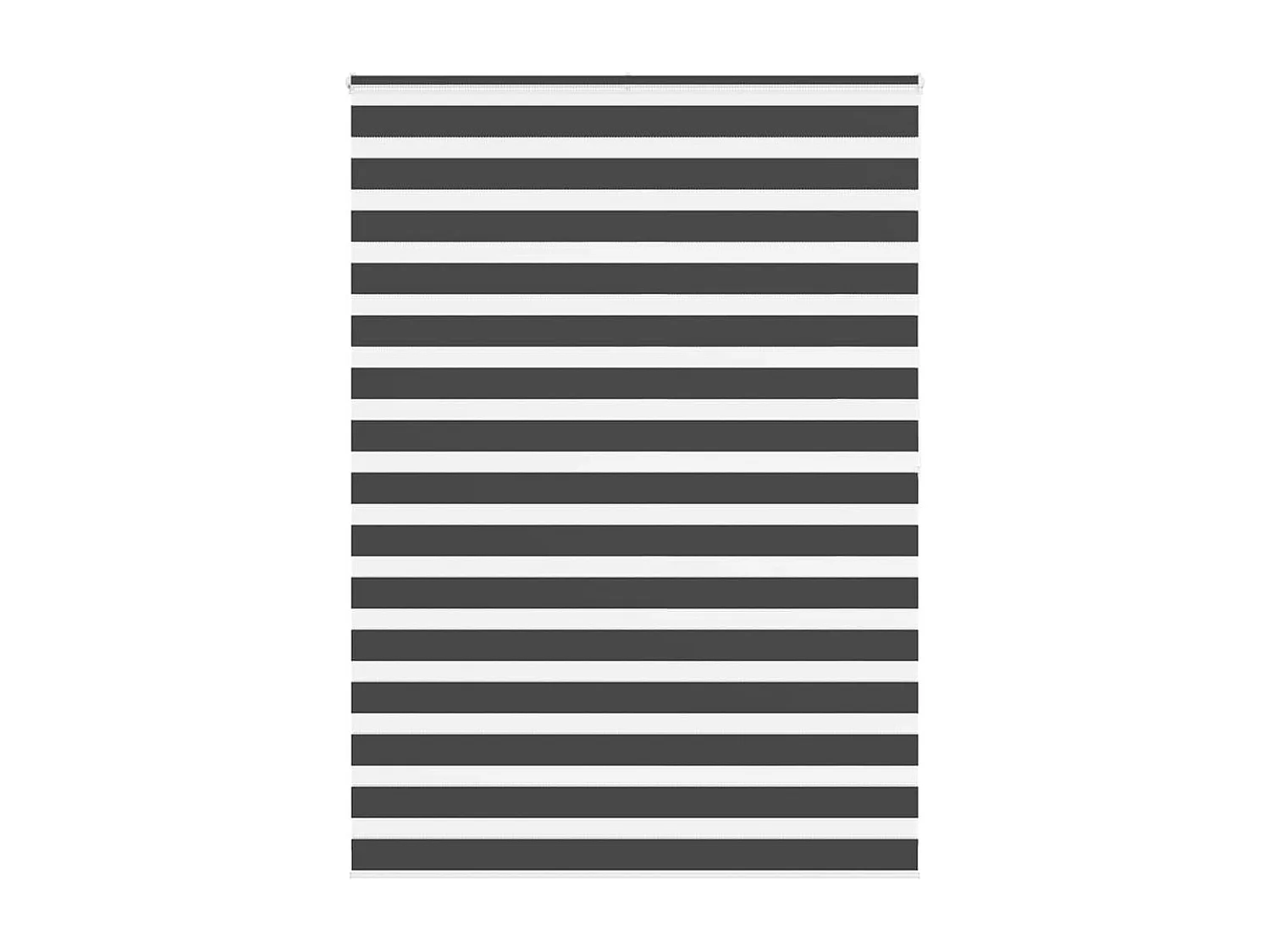 Store zèbre noir 155x200 cm largeur du tissu 150,9 cm polyester