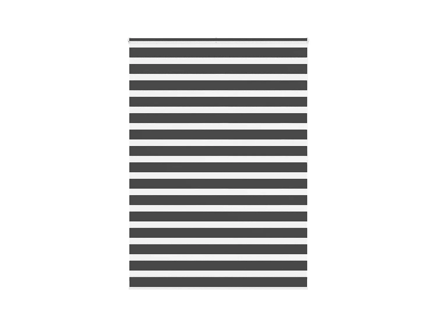 Store zèbre noir 155x200 cm largeur du tissu 150,9 cm polyester