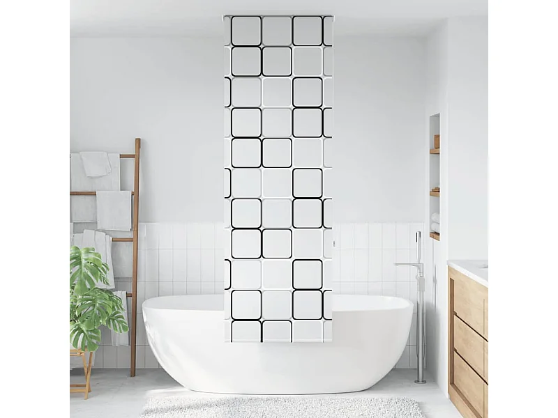 Doucherolgordijn 60x240 cm stofbreedte 56 cm