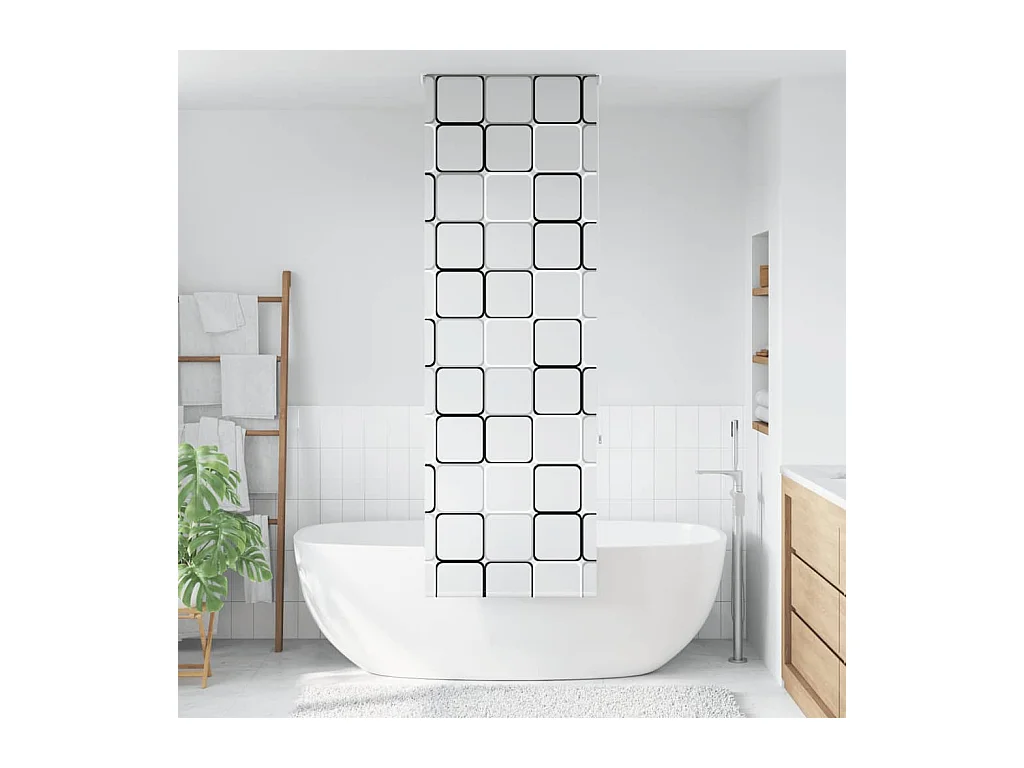 Store enrouleur de douche 60x240 cm largeur du tissu 56 cm