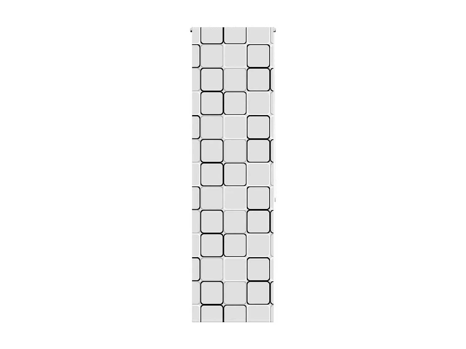 Estor enrollable para ducha tela 60x240 cm ancho 56 cm