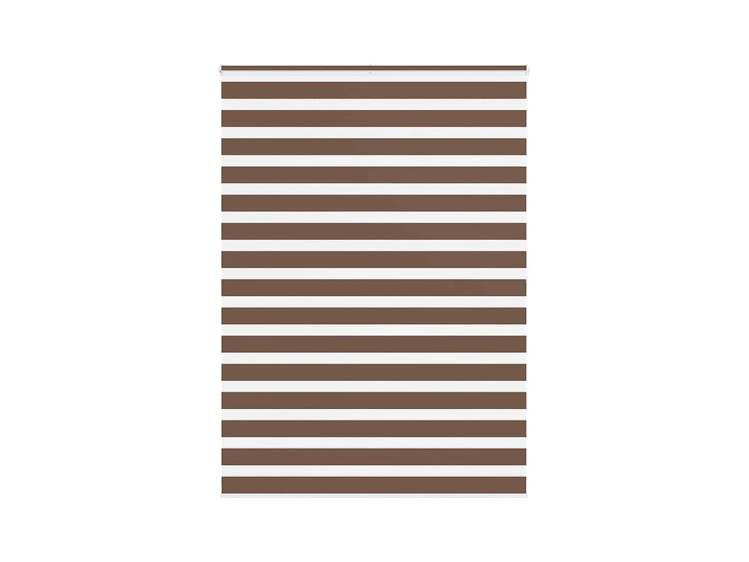 Store zèbre marron 165x200cm largeur du tissu 160,9cm polyester