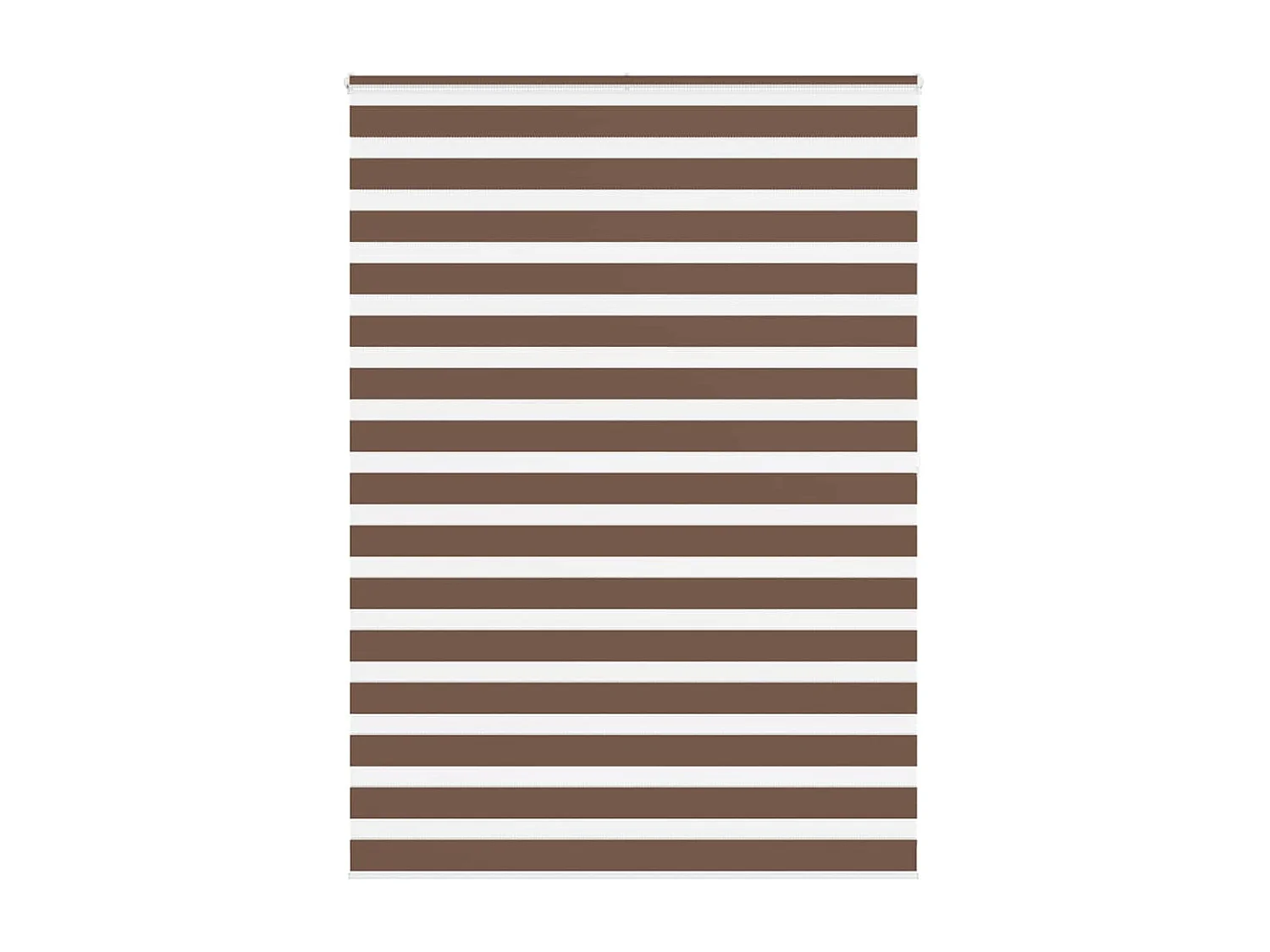 Store zèbre marron 165x200cm largeur du tissu 160,9cm polyester