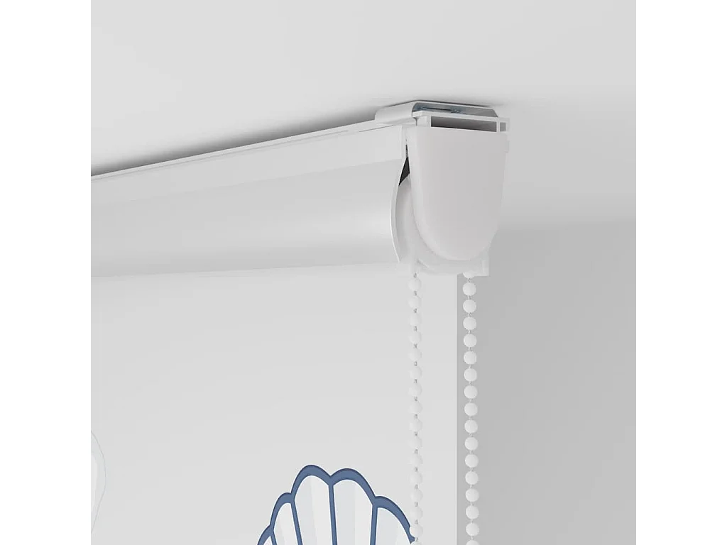 Store enrouleur de douche avec cassette largeur du tissu 106 cm