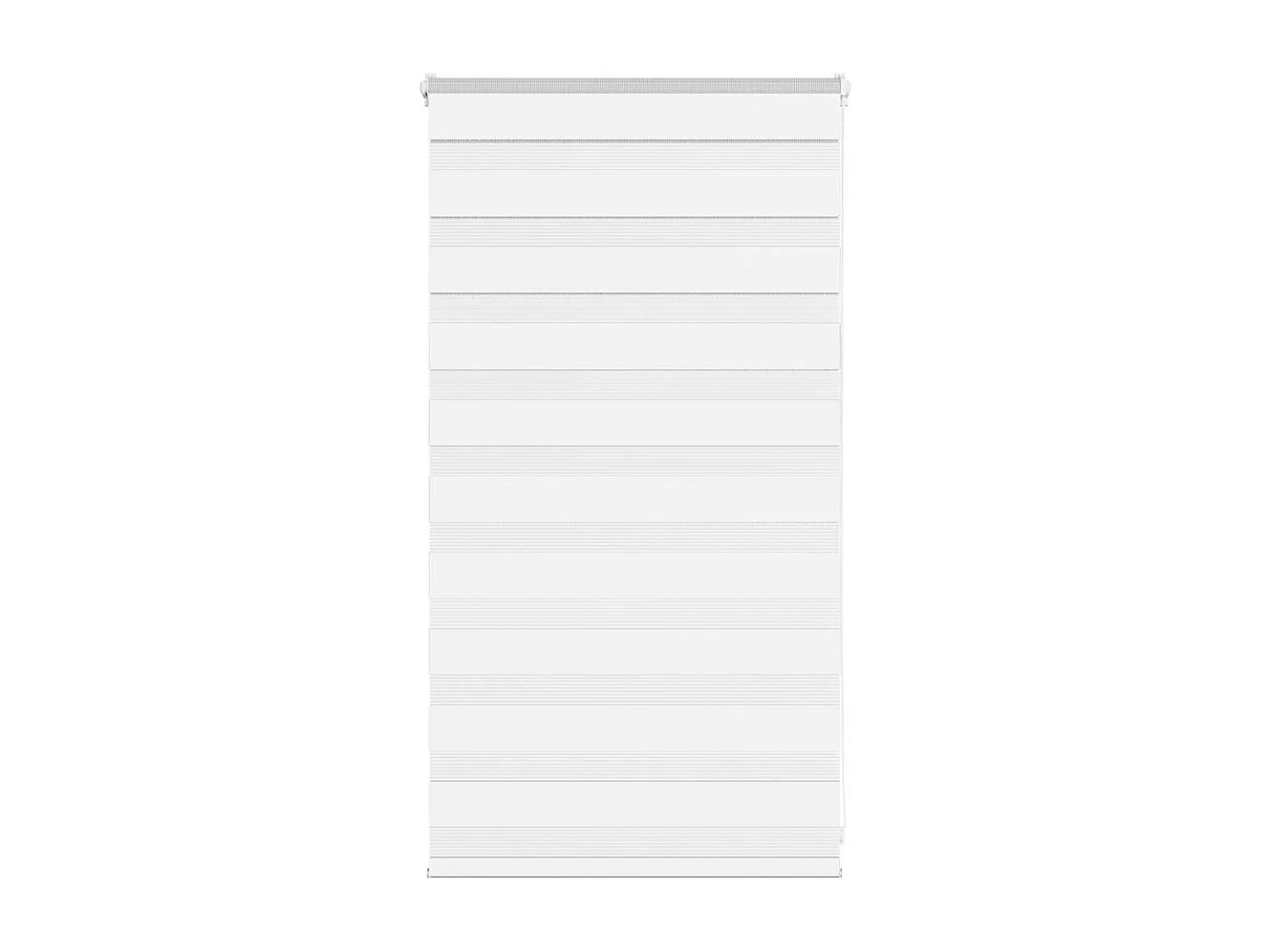 Estor cebra blanco 90x100 cm tejido ancho 85,9 cm poliéster