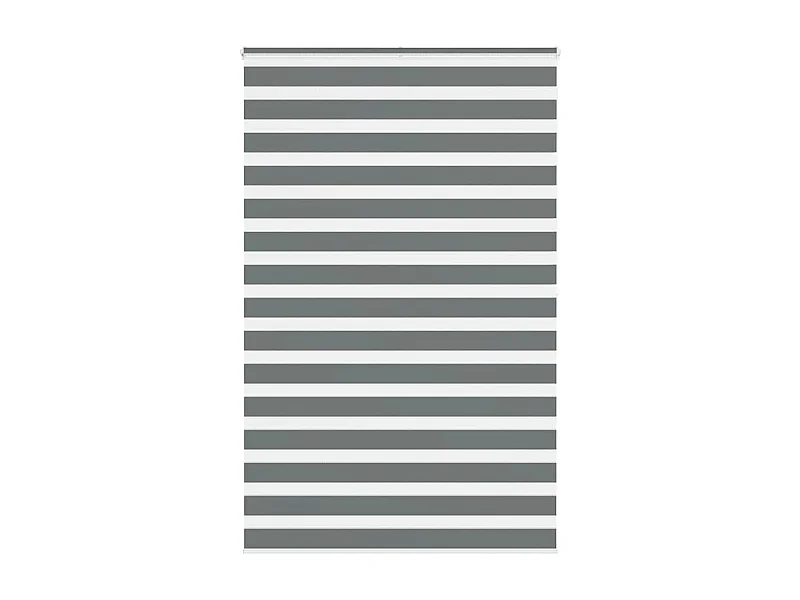 Store zèbre gris foncé largeur du tissu 135,9 cm polyester