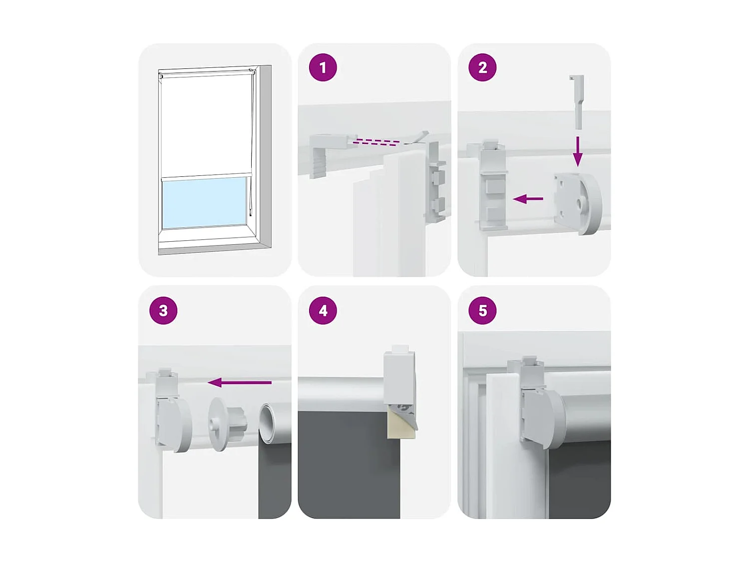 Store enrouleur occultant rouge largeur du tissu 116,6 cm