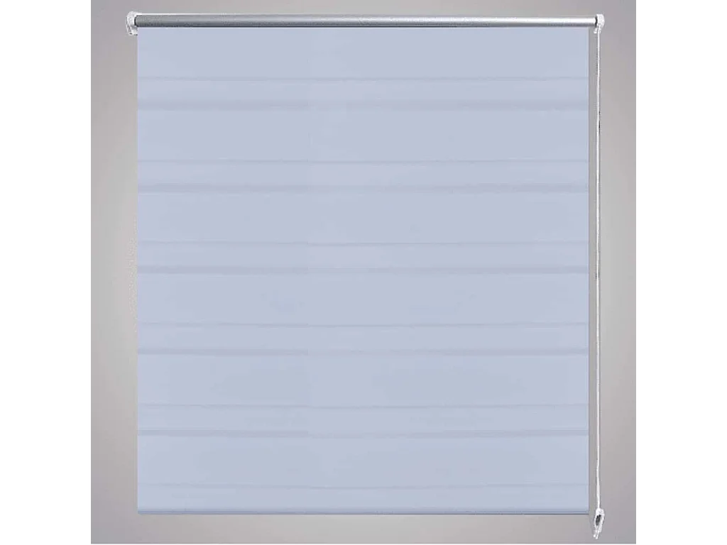 Estore de rolo 100 x 175 cm, linhas de zebra / Branco