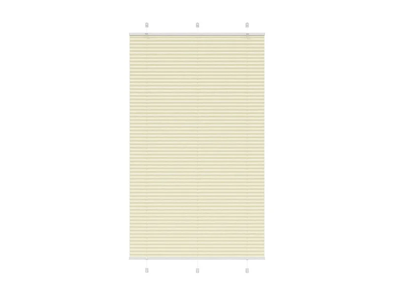 Store plissé crème 120x200cm largeur du tissu 119,4cm polyester