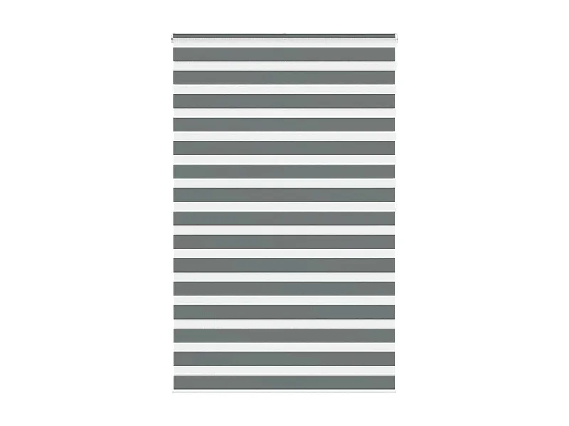 Estor cebra gris oscuro tejido ancho 140,9 cm poliéster