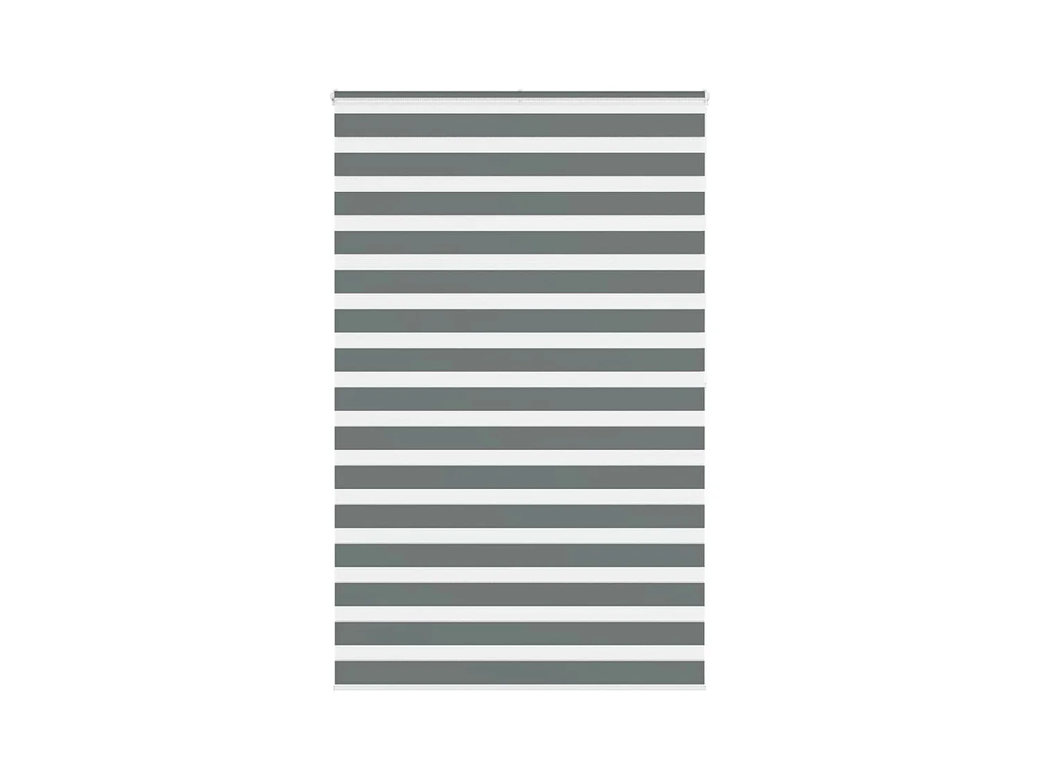 Store zèbre gris foncé largeur du tissu 140,9 cm polyester