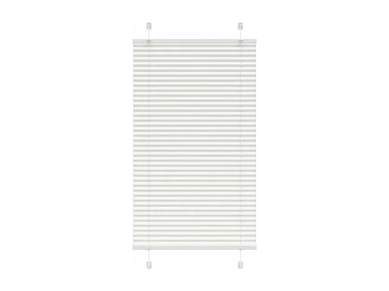 Store plissé blanc 70x100 cm largeur du tissu 69,4 cm polyester