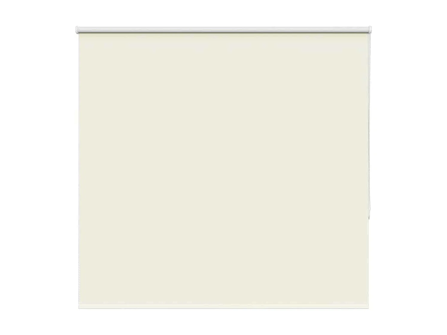 Store enrouleur occultant blanc cassé 150x150 cm largeur tissu