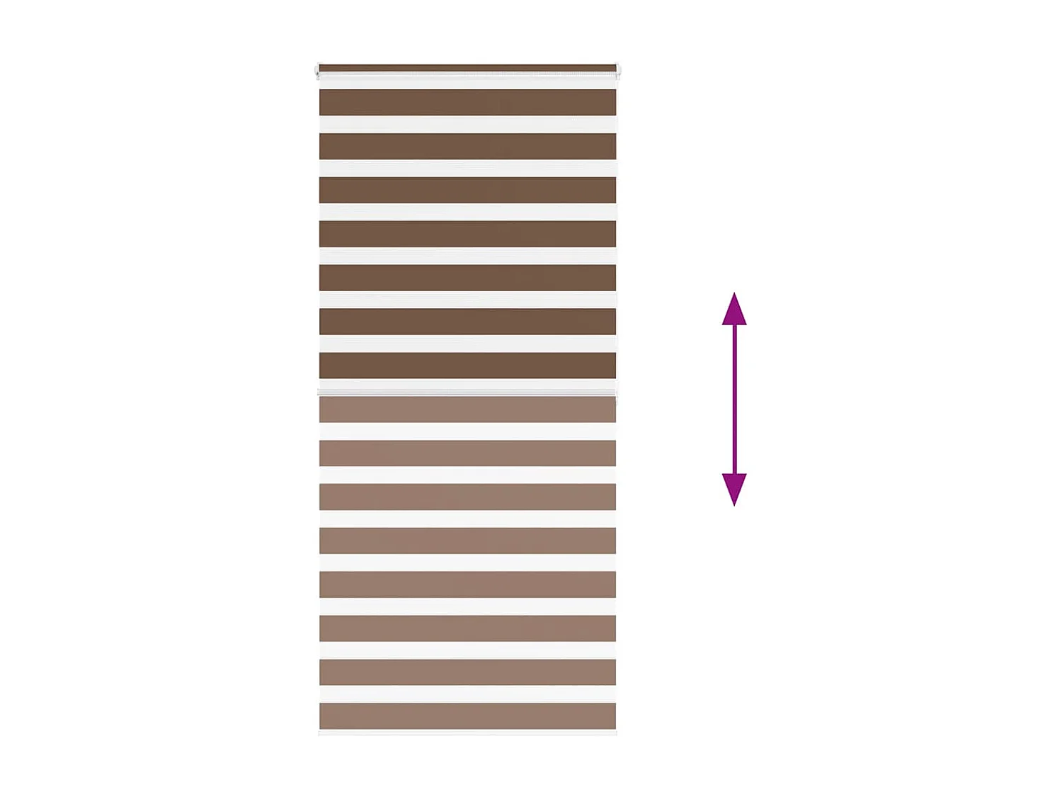 Cortina de zebra 115x200 cm largura do tecido 110,9cm poliéster