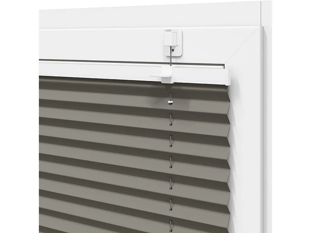 Store plissé anthracite 100x200 cm largeur du tissu 99,4 cm