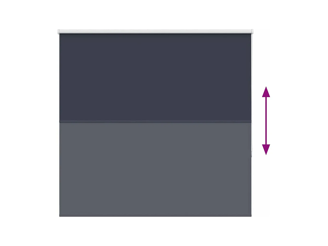 Store enrouleur occultant largeur du tissu 141,6 cm polyester