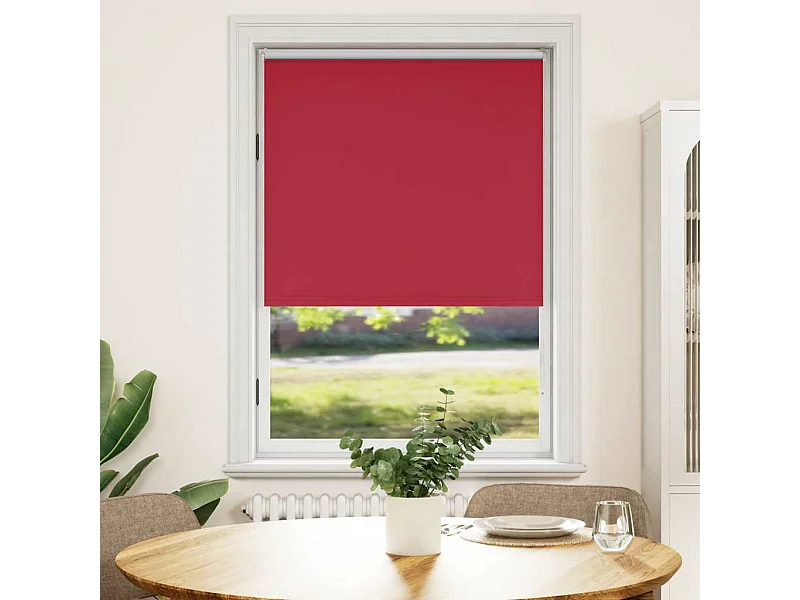 Estore de rolo 80 x 175 cm, Vermelho