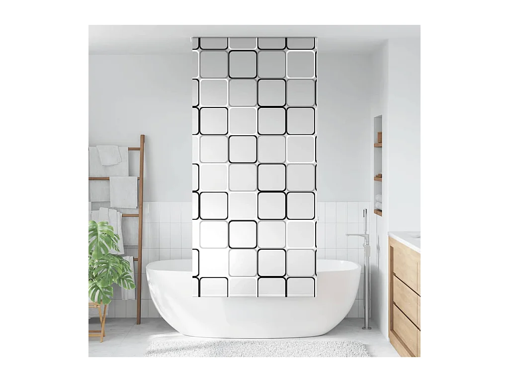 Store enrouleur de douche 110x240 cm largeur du tissu 106 cm