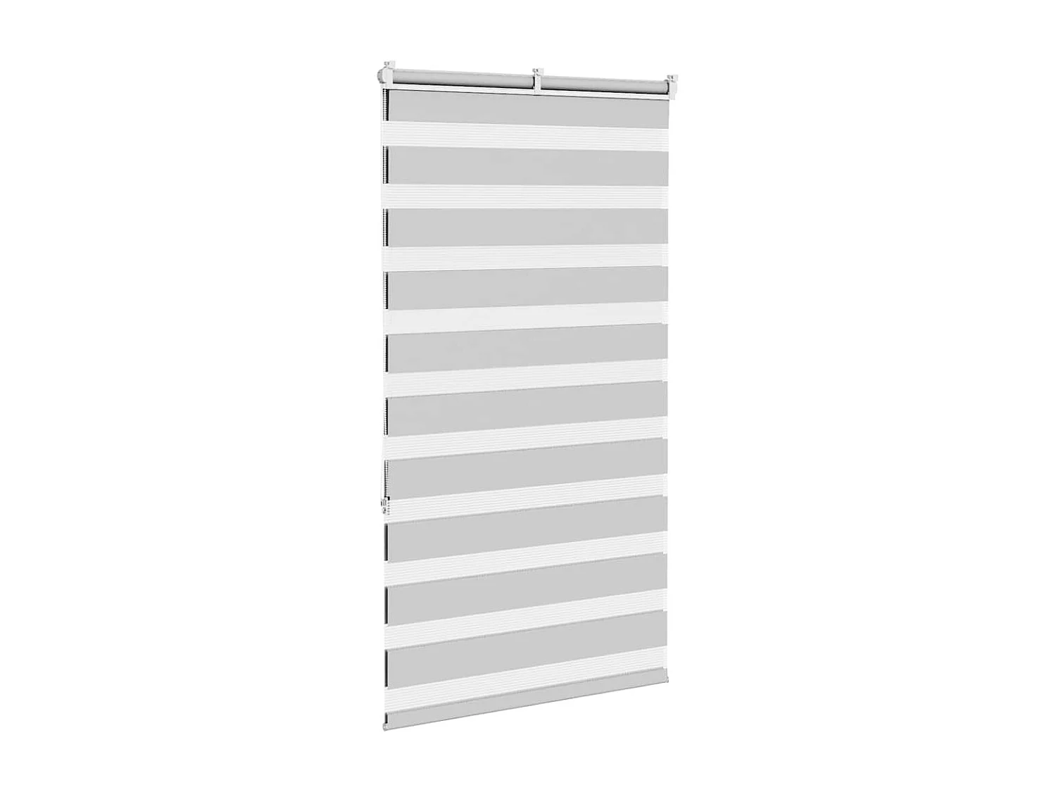 Store zèbre gris clair largeur du tissu 80,9 cm polyester