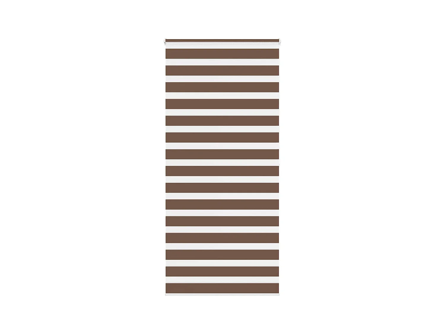 Store zèbre marron 110x200cm largeur du tissu 105,9cm polyester
