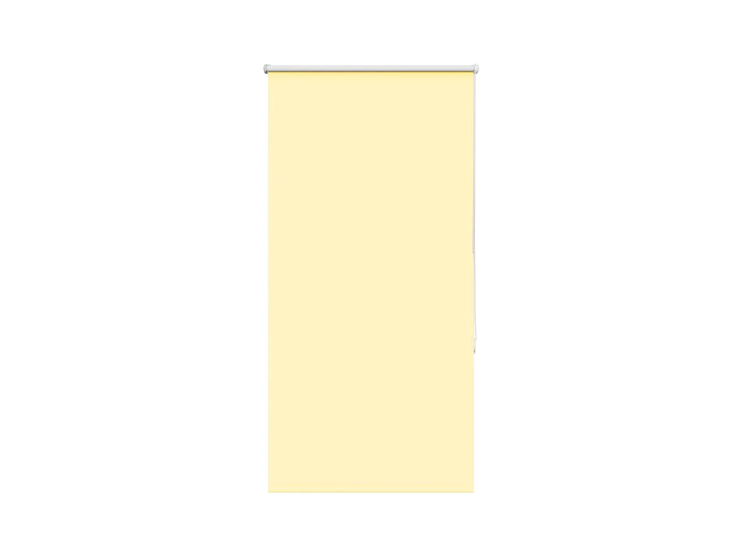 Rolgordijn verduisterend 85x175 cm stofbreedte 80,7 cm geel