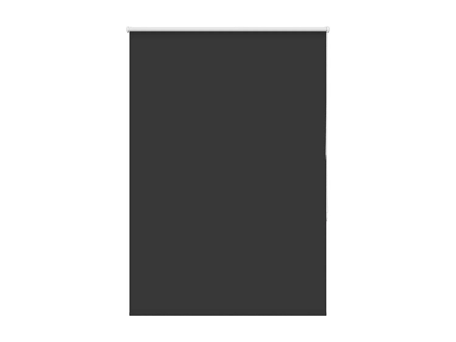 Estor Enrollable Opaco negro 110x130 cm Tela Ancho 105,7 cm