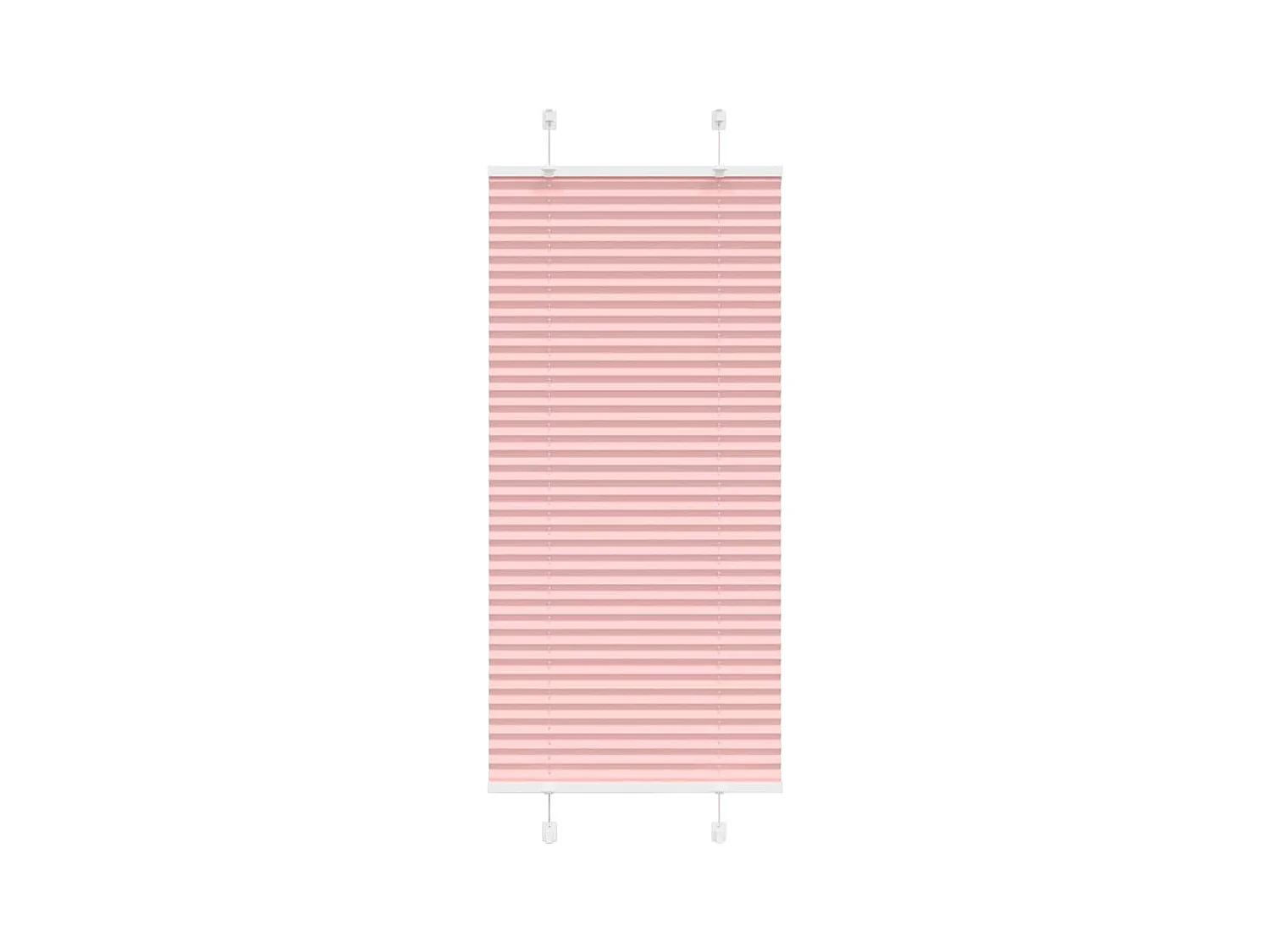Store plissé rose 65x150 cm largeur du tissu 64,4 cm polyester