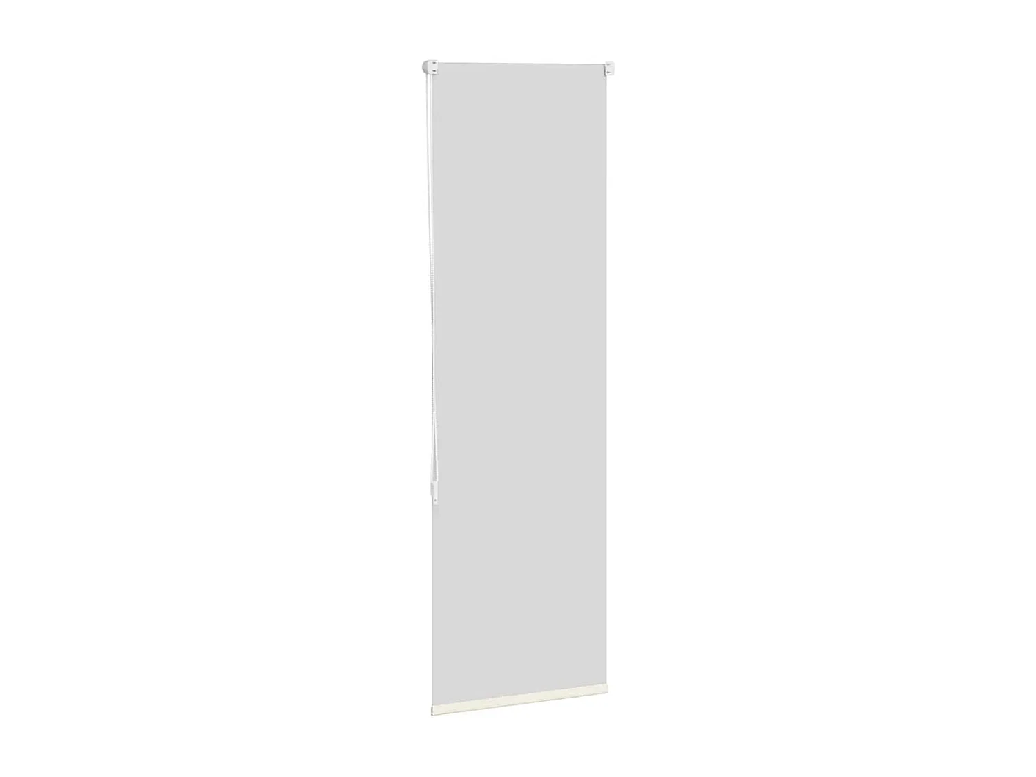 Store enrouleur occultant blanc cassé 45x175cm largeur du tissu