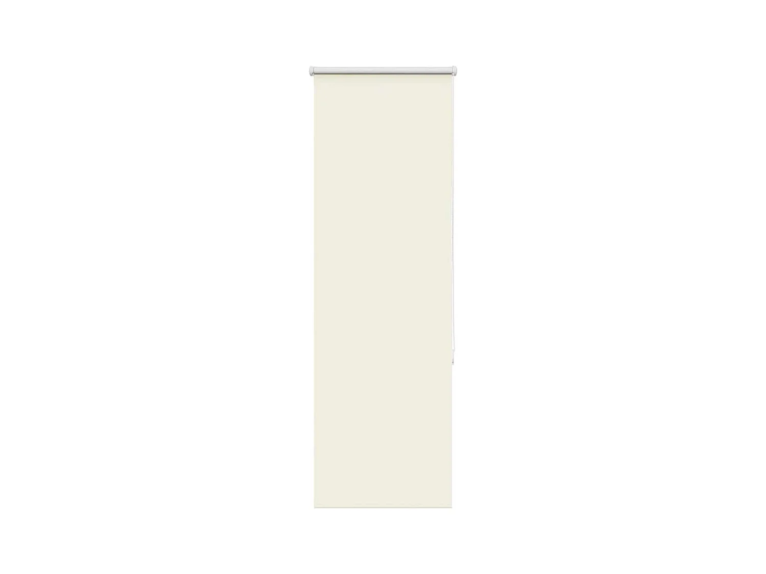 Store enrouleur occultant blanc cassé 45x175cm largeur du tissu