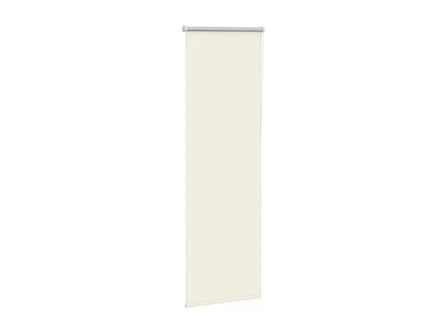 Store enrouleur occultant blanc cassé 45x175cm largeur du tissu