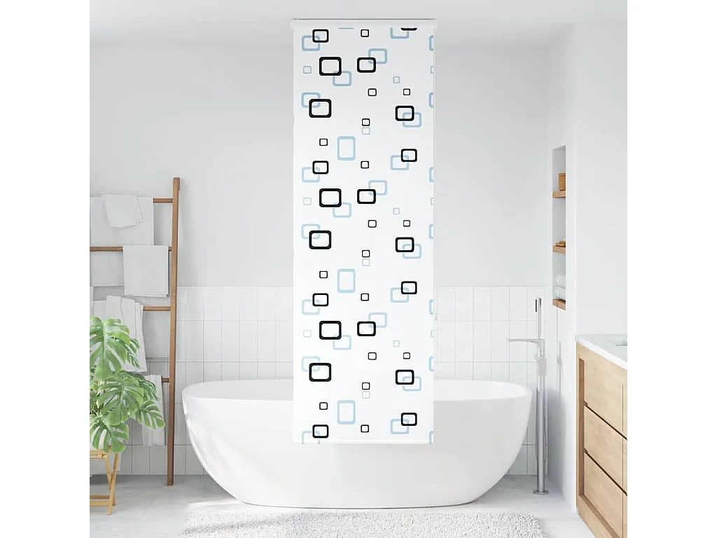 Estor enrollable para ducha con casete 60x240cm tela ancho 56cm