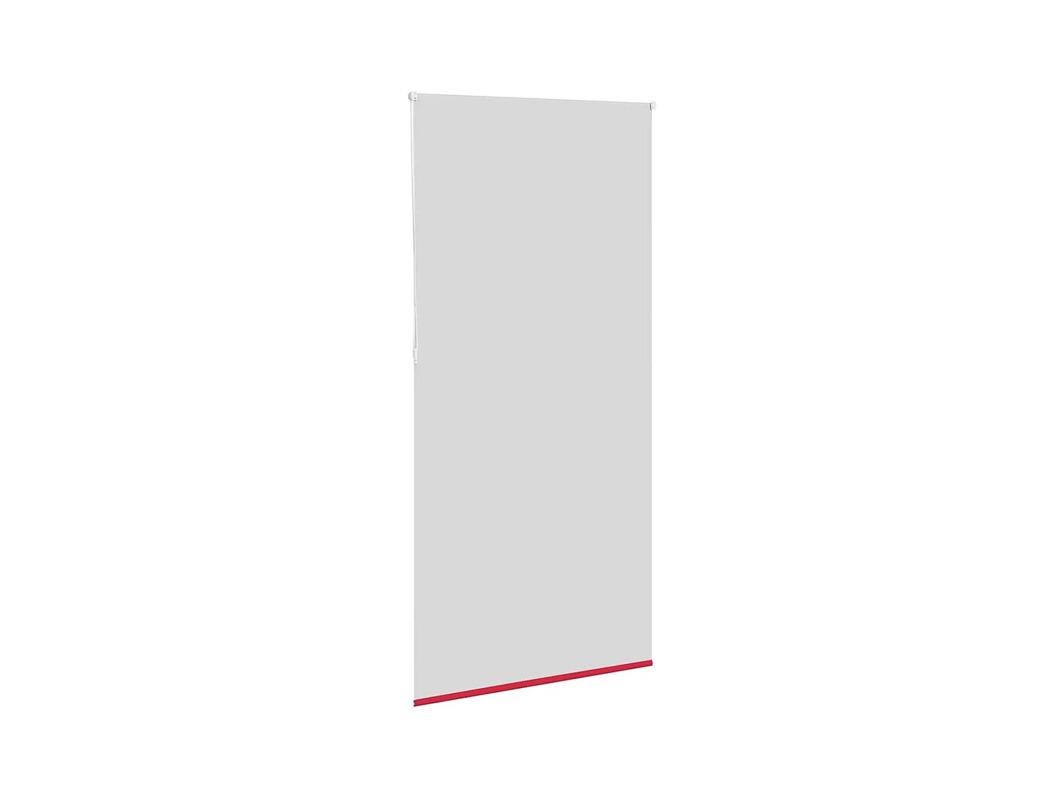 Store enrouleur occultant rouge largeur du tissu 85,7 cm