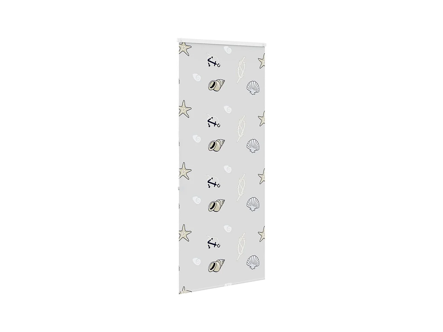 Store enrouleur de douche avec cassette largeur du tissu 96 cm