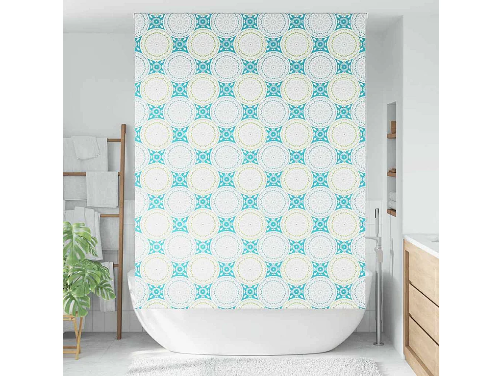 Store enrouleur de douche 160x240 cm largeur du tissu 156 cm