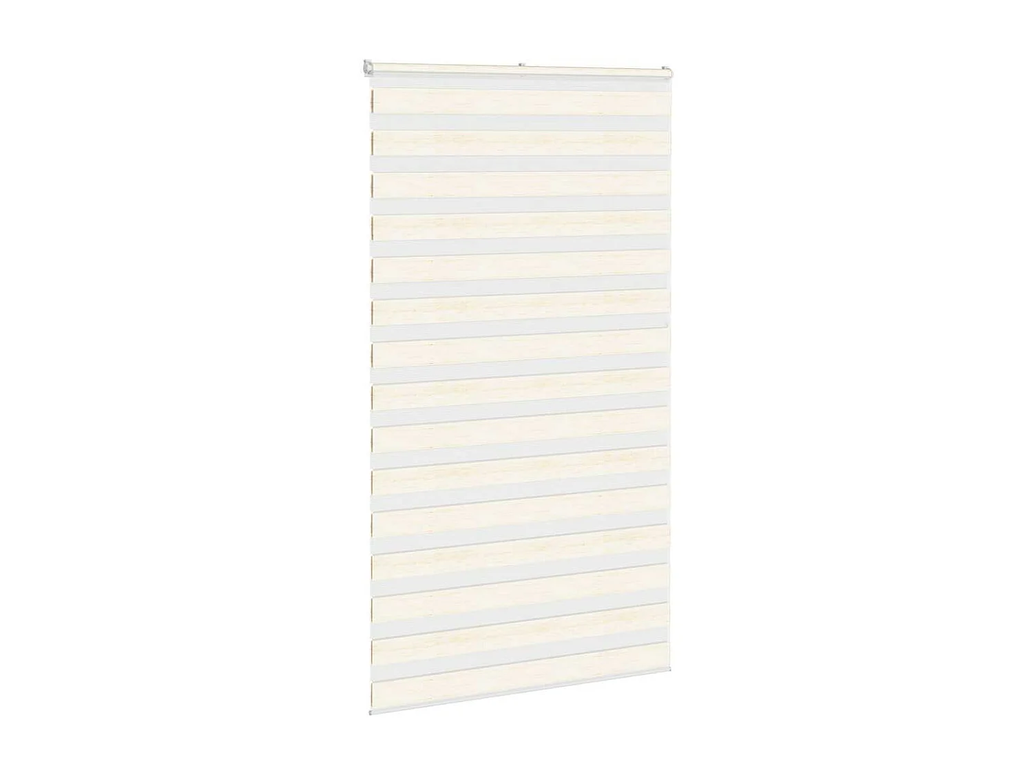 Zebra rolgordijn 125x230 cm stofbreedte 120,9 cm marmerbeige