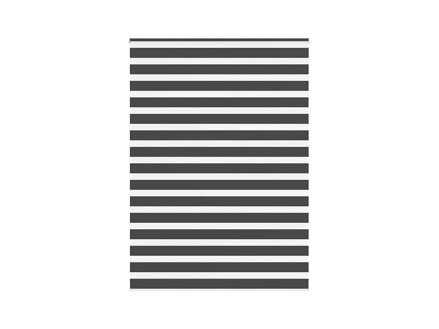 Store zèbre noir 155x230 cm largeur du tissu 150,9 cm polyester