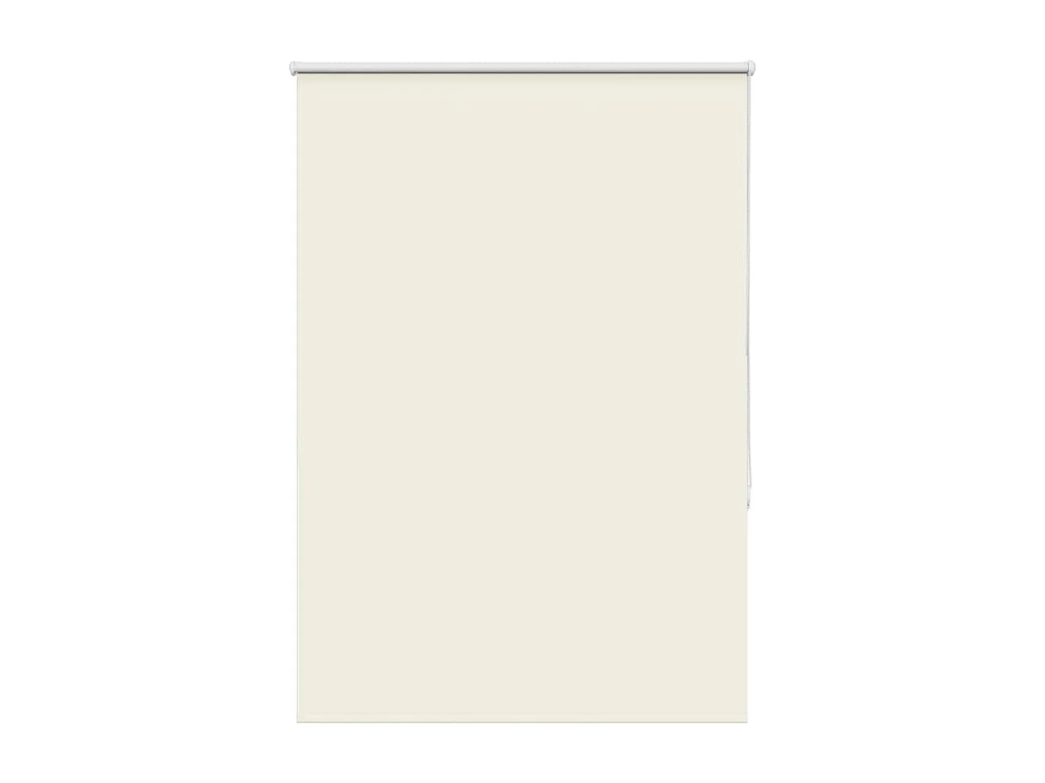 Store enrouleur occultant blanc cassé 90x130cm largeur du tissu