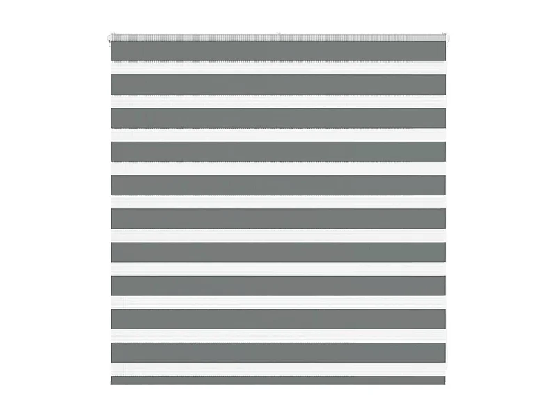 Store zèbre gris foncé largeur du tissu 145,9 cm polyester