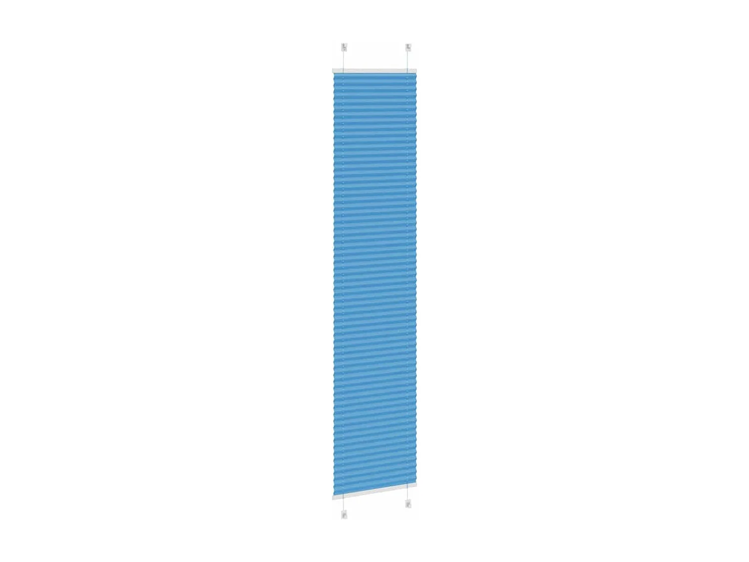 Estor Plisado azul 40x200 cm Tela Ancho 39,4 cm Poliéster