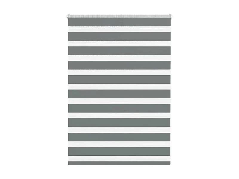 Store zèbre gris foncé largeur du tissu 95,9 cm polyester