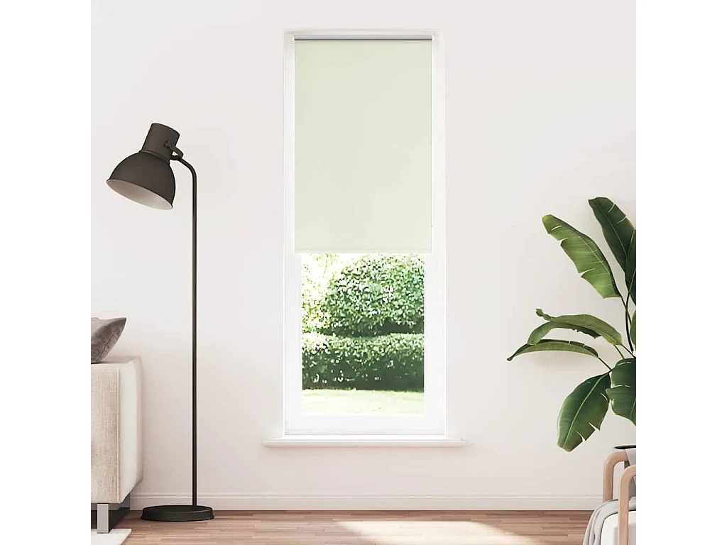 Estor Enrollable Opaco Blanco Roto 70x210cm Tela Ancho 65,7cm