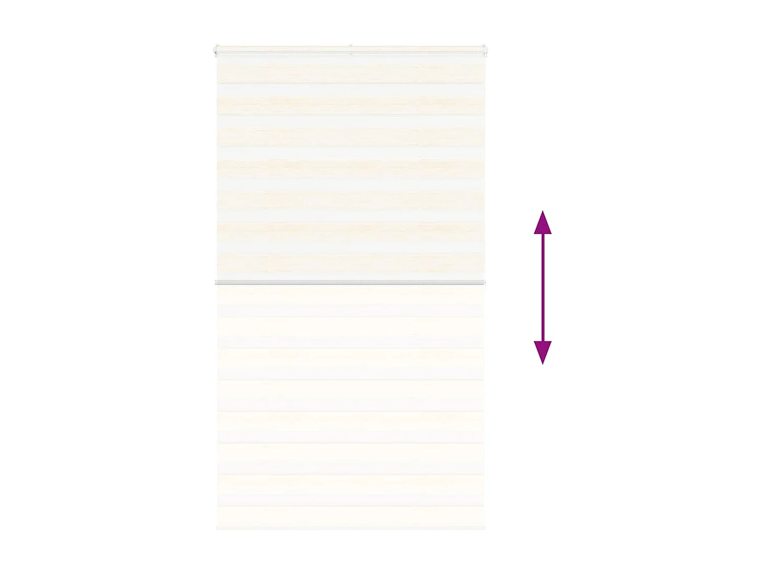 Cortina de zebra 120x200 cm largura do tecido 115,9cm poliéster