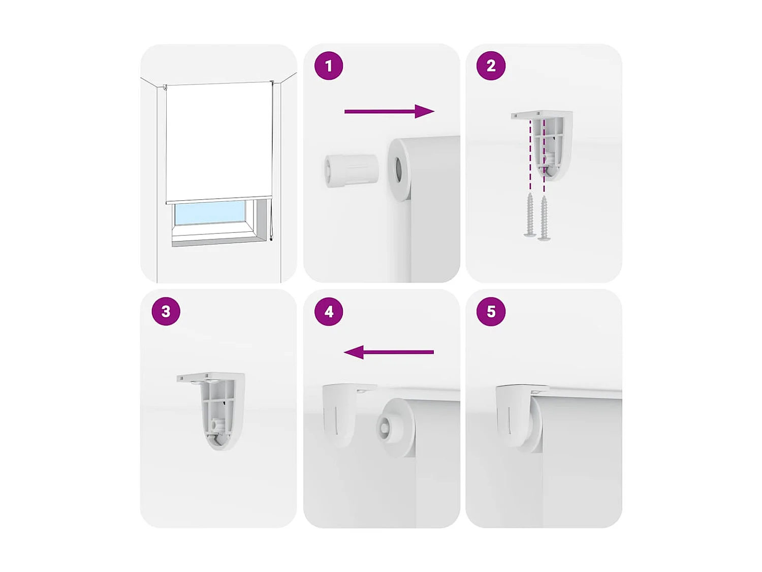 Store enrouleur de douche 60x240 cm largeur du tissu 56 cm