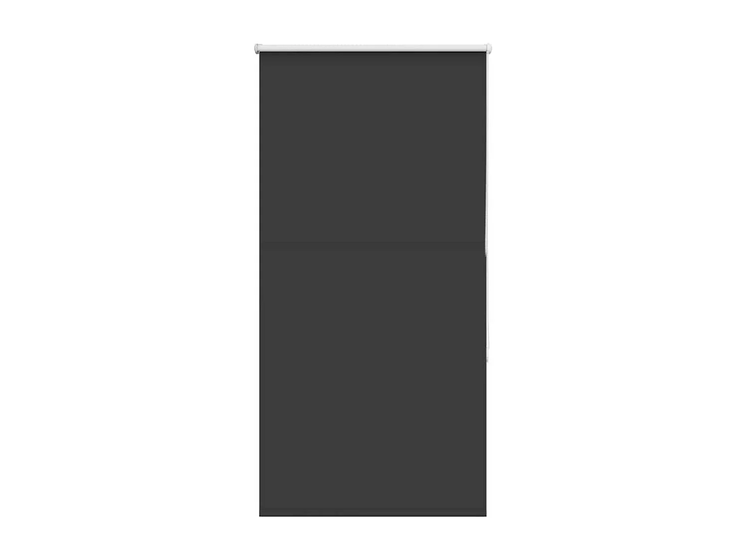 Estor Enrollable Opaco negro 80x130 cm Tela Ancho 75,7 cm