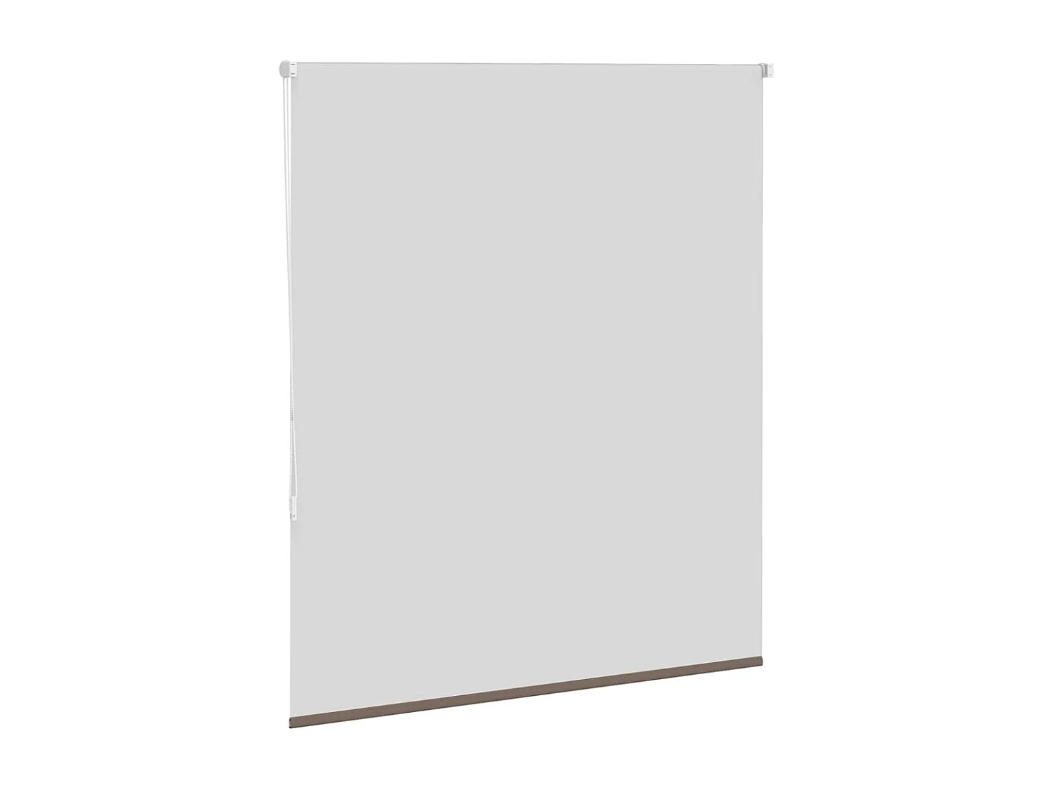 Estor Enrollable Opaco Color Café 130x130 cm Tela Ancho 126,6cm