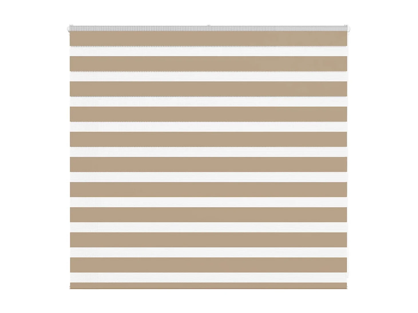 Store zèbre marron sable largeur du tissu 150,9 cm polyester