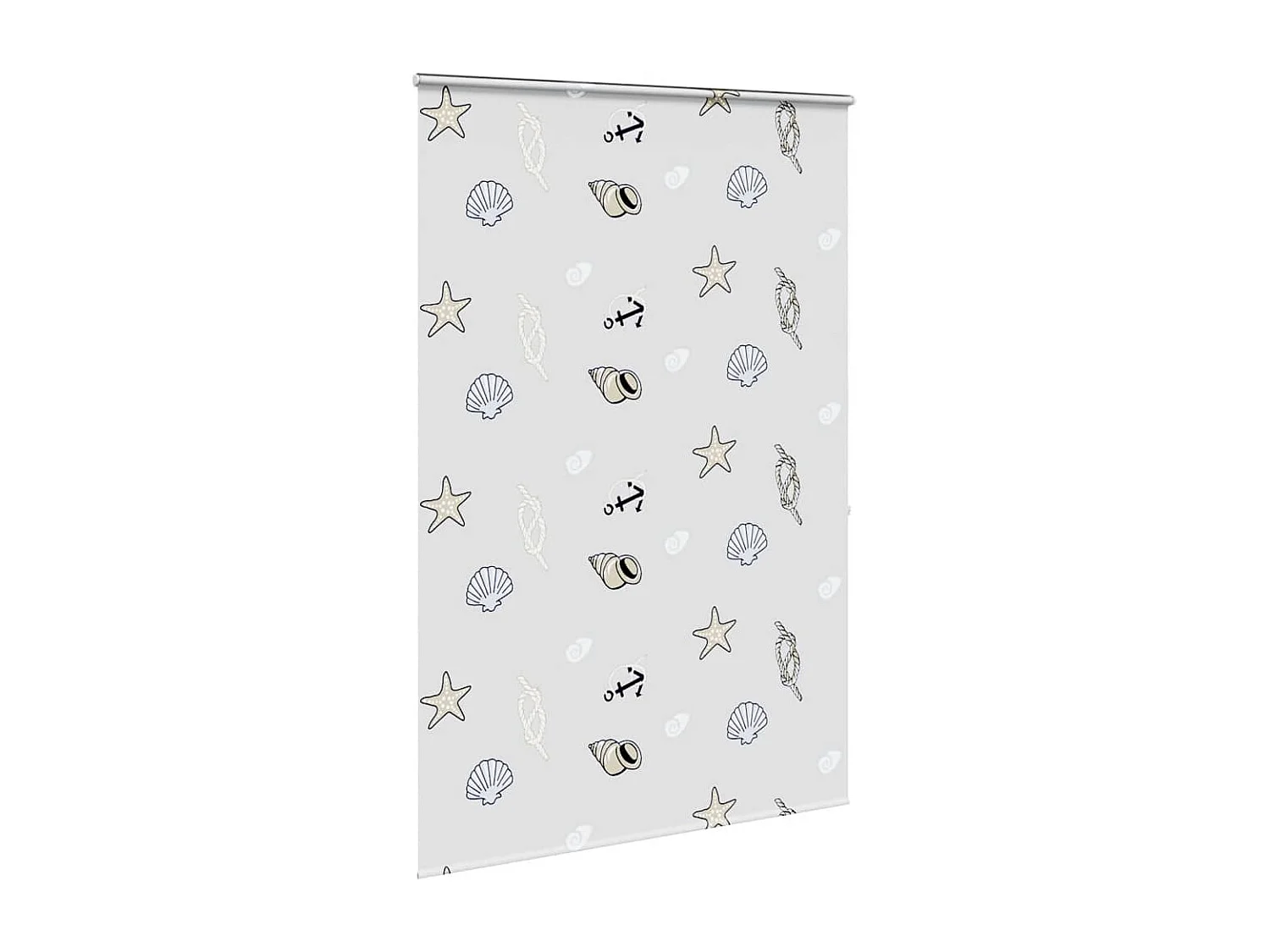 Store enrouleur de douche avec cassette largeur du tissu 146 cm