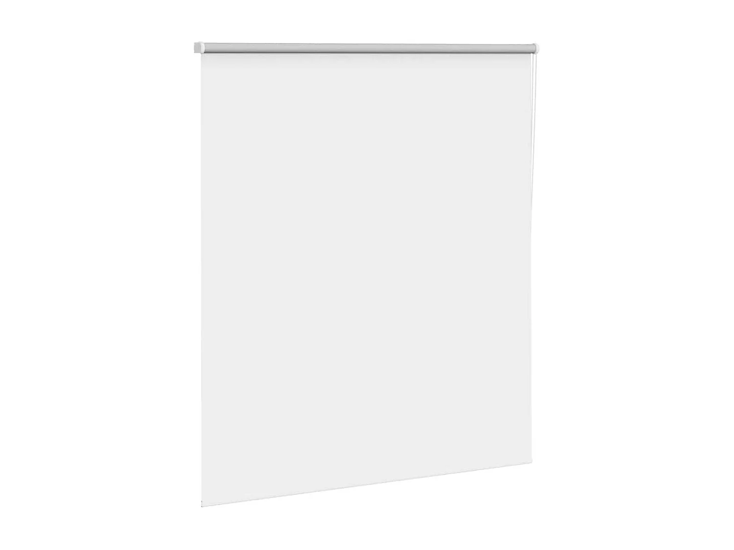 Estor Enrollable Opaco blanco 130x130 cm Tela Ancho 126,6 cm